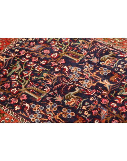 Tappeto Tabriz 40 Raj Persia grigio marrone 98x153