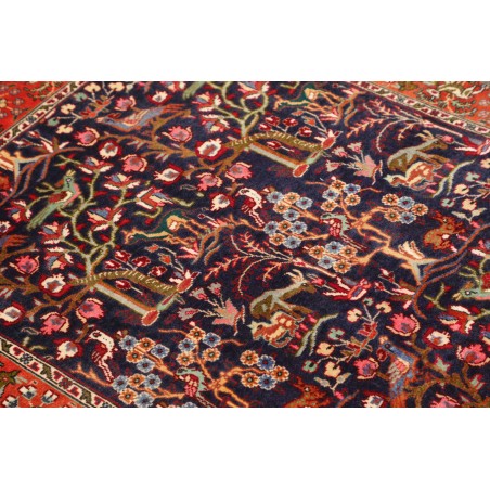 Tappeto Tabriz 40 Raj Persia grigio marrone 98x153