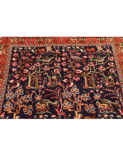 Tappeto Tabriz 40 Raj Persia grigio marrone 98x153