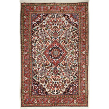 Tappeto Jahrom Persia marrone bianco 137x215