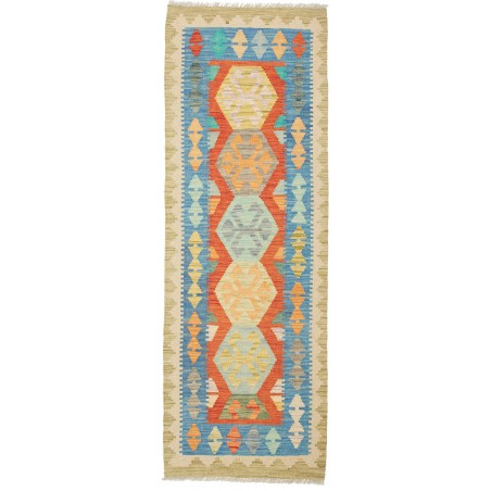 Tappeto Kilim Afghanistan marrone grigio 60x174