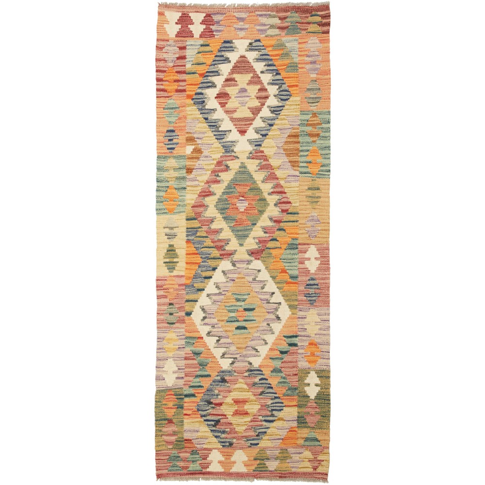 Tappeto Kilim Afghanistan marrone 66x179