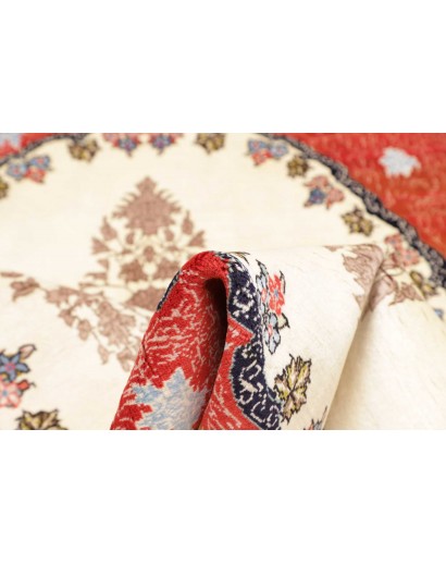 Tappeto Kashan Fine Persia giallo rosso 135x210