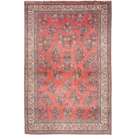 Tappeto Sarough Persia marrone bianco 215x330