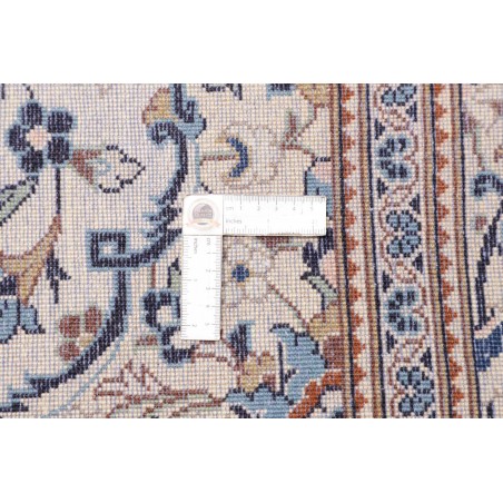 Tappeto Kashan Persia bianco azzurro 193x298