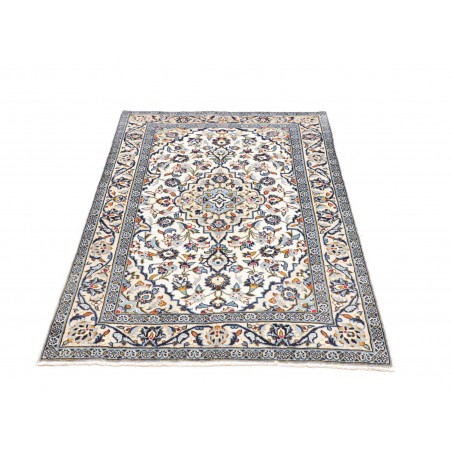 Tappeto Kashan Fine Persia bianco grigio 97x146