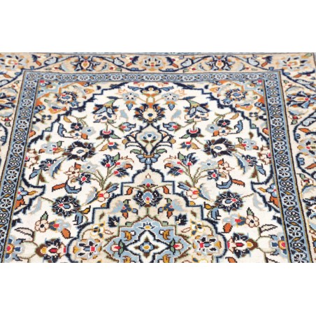 Tappeto Kashan Fine Persia bianco grigio 97x146