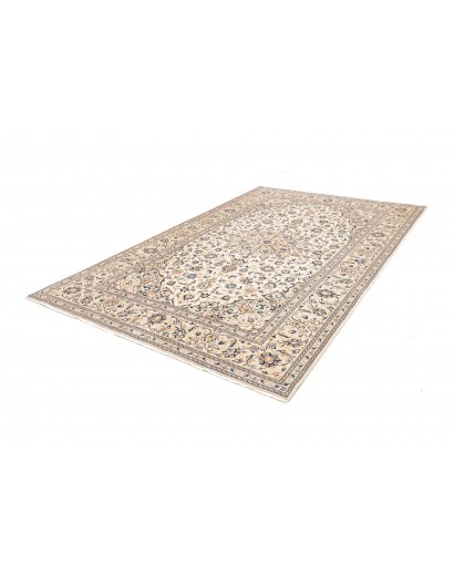 Tappeto Kashan Persia bianco grigio 200x305