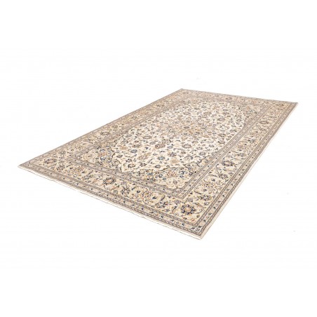 Tappeto Kashan Persia bianco grigio 200x305