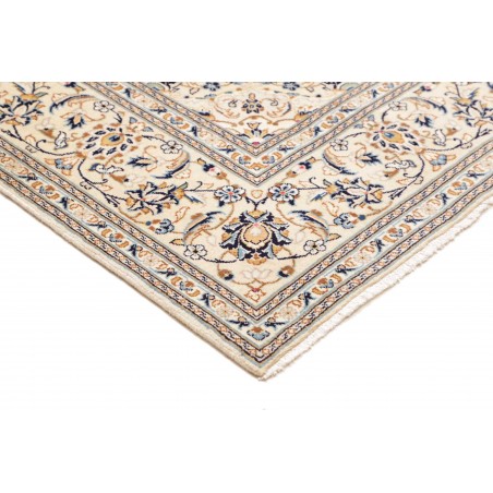 Tappeto Kashan Persia bianco grigio 200x305