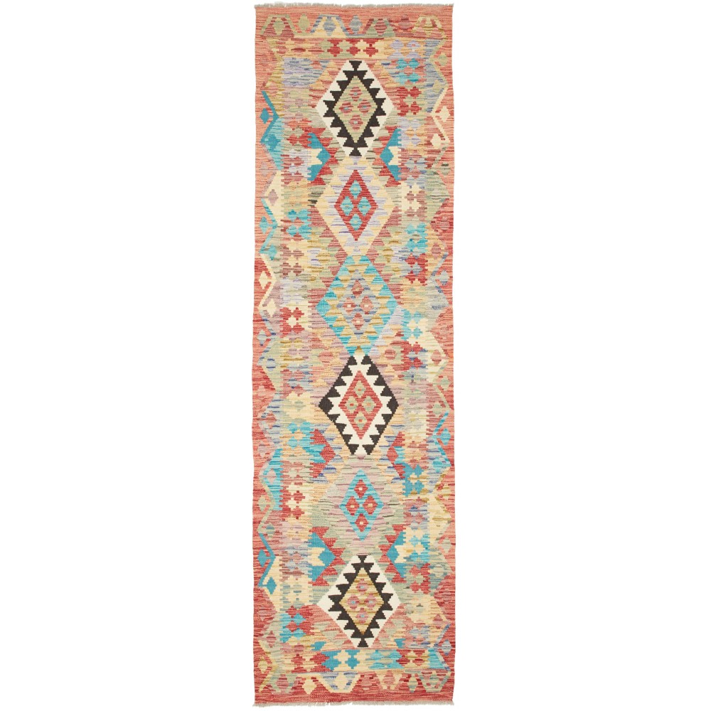 Tappeto Kilim Afghanistan marrone 81x295 Tappeto Kilim Afghanistan marrone 81x295