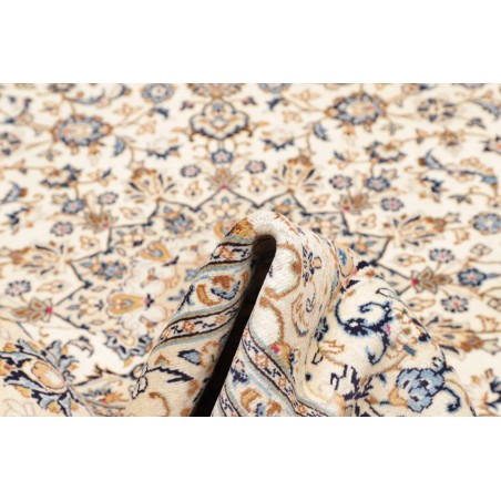 Tappeto Kashan Persia bianco grigio 200x305