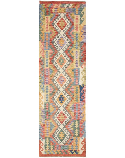 Tappeto Kilim Afghanistan marrone 87x297