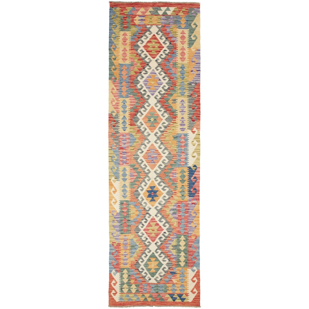 Tappeto Kilim Afghanistan marrone 87x297 Tappeto Kilim Afghanistan marrone 87x297