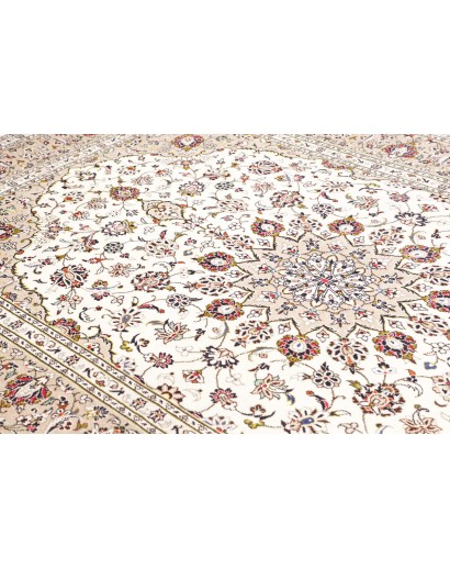 Tappeto Kashan Persia bianco 197x297