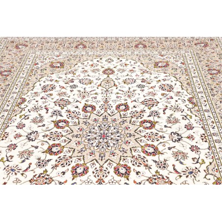 Tappeto Kashan Persia bianco 197x297