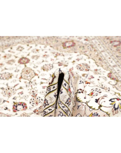 Tappeto Kashan Persia bianco 197x297