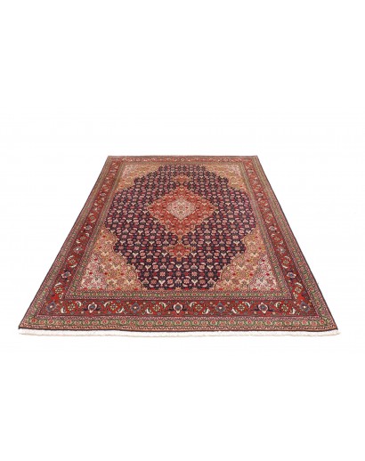 Tappeto Tabriz 40 Raj Persia marrone grigio 145x208