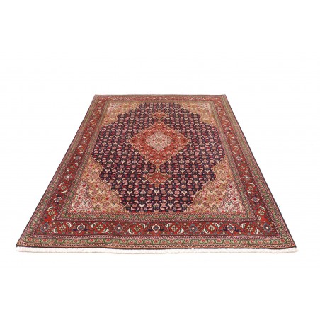 Tappeto Tabriz 40 Raj Persia marrone grigio 145x208