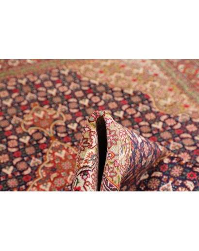 Tappeto Tabriz 40 Raj Persia marrone grigio 145x208