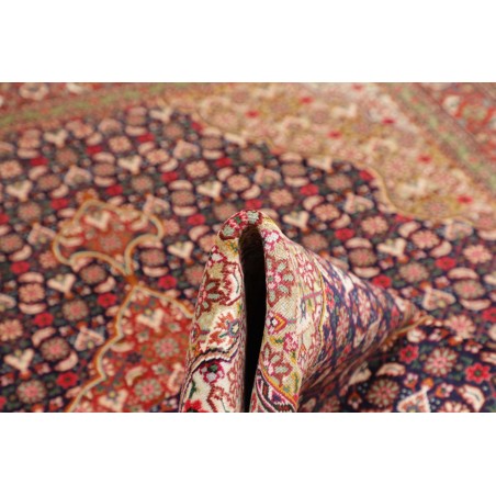 Tappeto Tabriz 40 Raj Persia marrone grigio 145x208