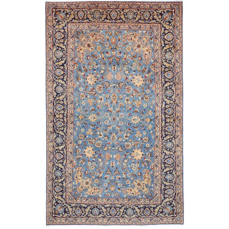Tappeto Kashan Persia azzurro grigio 205x333