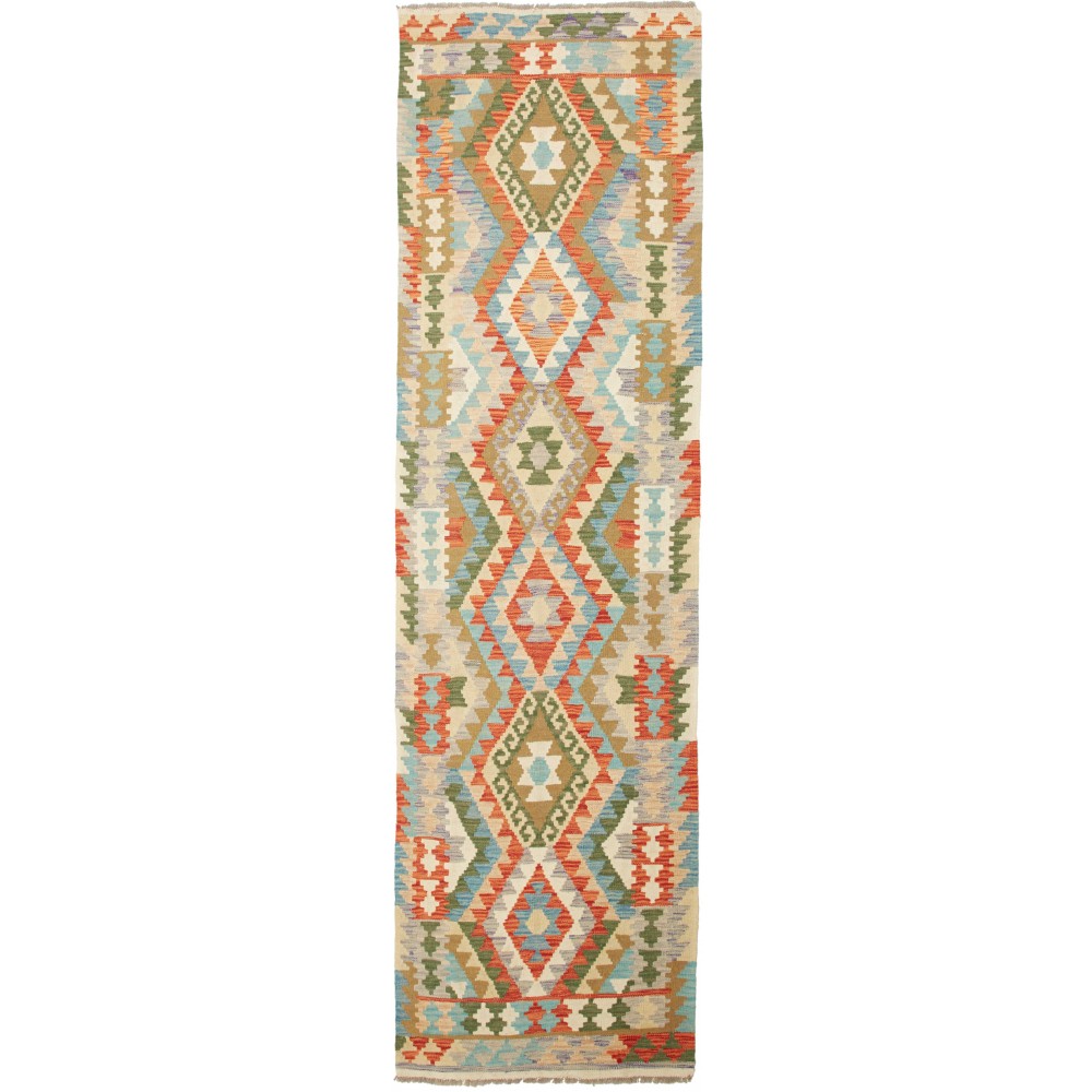 Tappeto Kilim Afghanistan marrone 79x295 Tappeto Kilim Afghanistan marrone 79x295