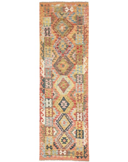 Tappeto Kilim Afghanistan marrone 88x288
