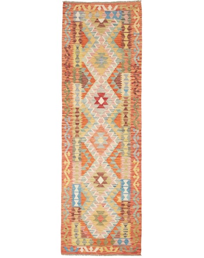 Tappeto Kilim Afghanistan marrone 90x293