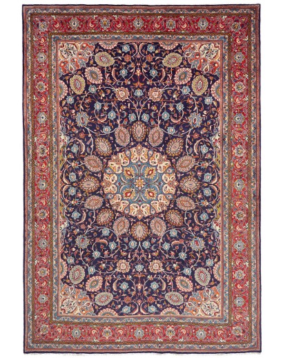 Tappeto Sarough Persia azzurro grigio 215x315