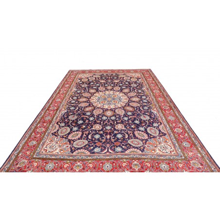 Tappeto Sarough Persia azzurro grigio 215x315