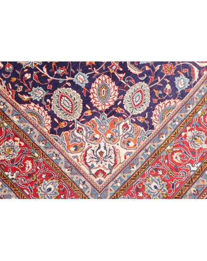 Tappeto Sarough Persia azzurro grigio 215x315