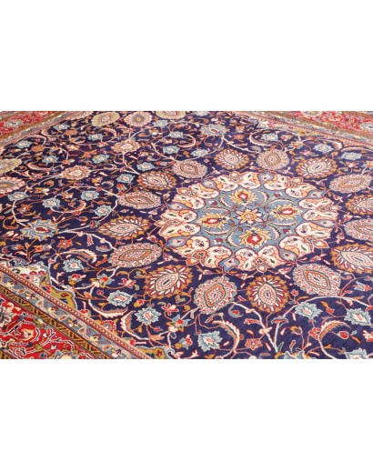 Tappeto Sarough Persia azzurro grigio 215x315