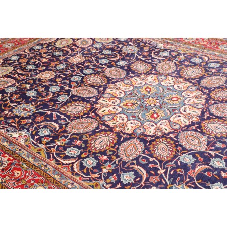 Tappeto Sarough Persia azzurro grigio 215x315