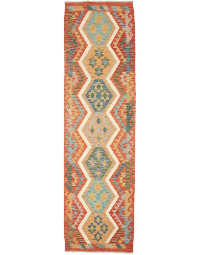 Tappeto Kilim Afghanistan marrone 83x294