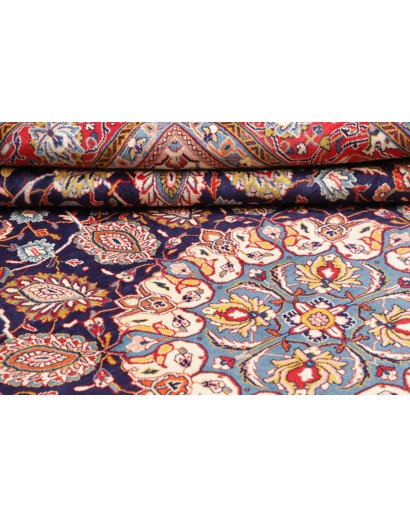 Tappeto Sarough Persia azzurro grigio 215x315