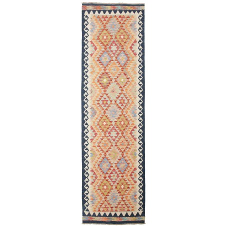 Tappeto Kilim Afghanistan marrone grigio 83x300