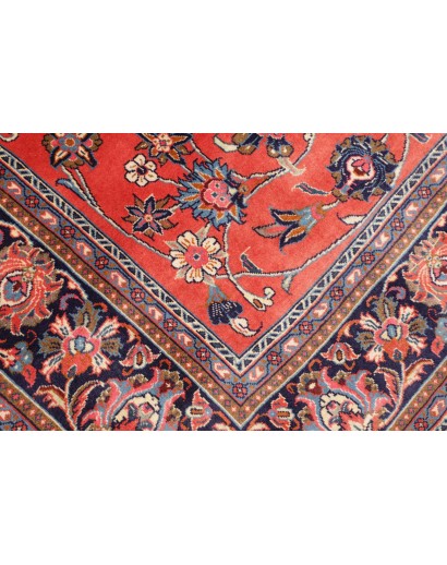Tappeto Sarough Persia rosso grigio 200x312