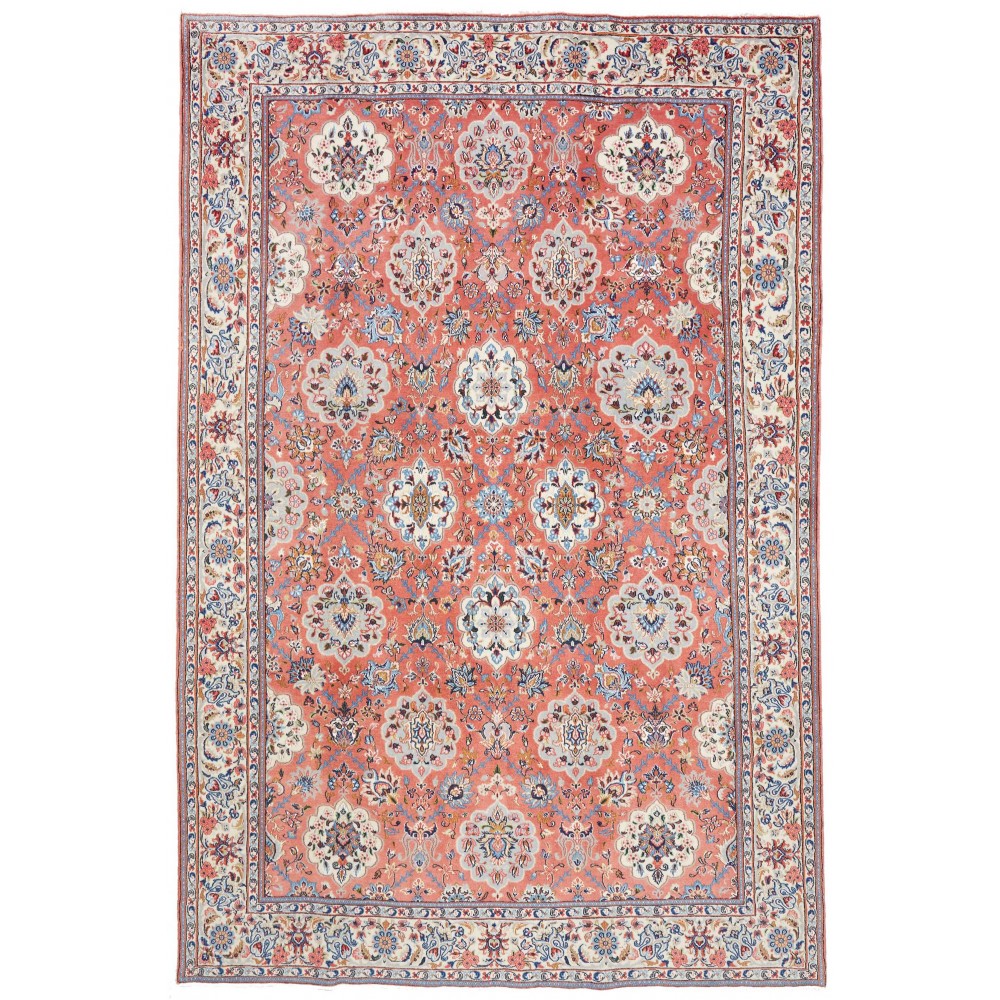 Tappeto Jahrom Persia marrone bianco 196x300