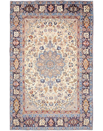 Tappeto Nadjafabad Persia beige grigio 200x313