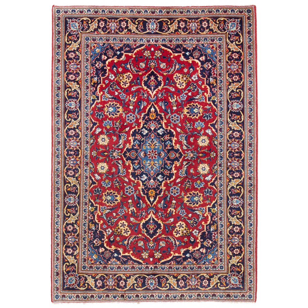 Tappeto Kashan Fine Persia marrone grigio 105x155