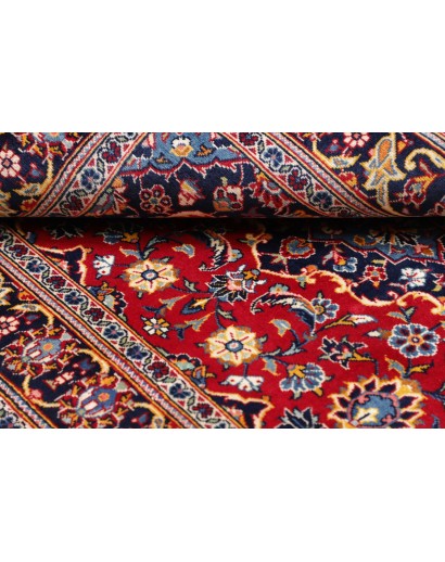 Tappeto Kashan Fine Persia marrone grigio 105x155