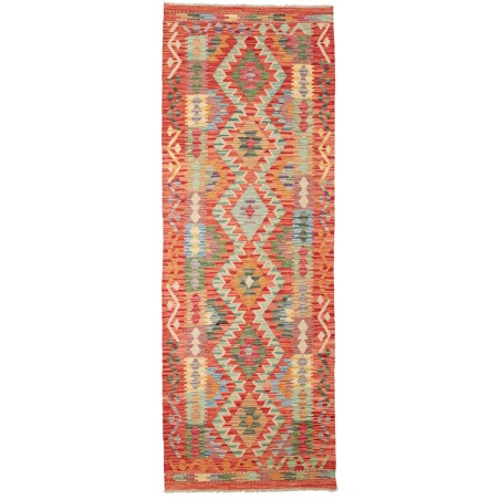 Tappeto Kilim Afghanistan marrone arancione 84x245