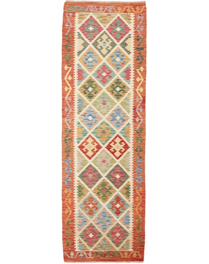 Tappeto Kilim Afghanistan marrone 80x248