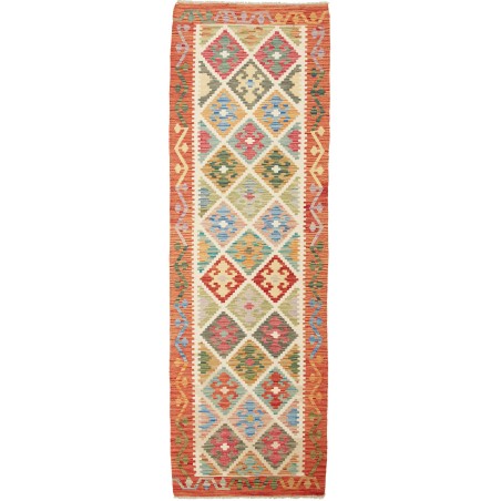 Tappeto Kilim Afghanistan marrone 80x248