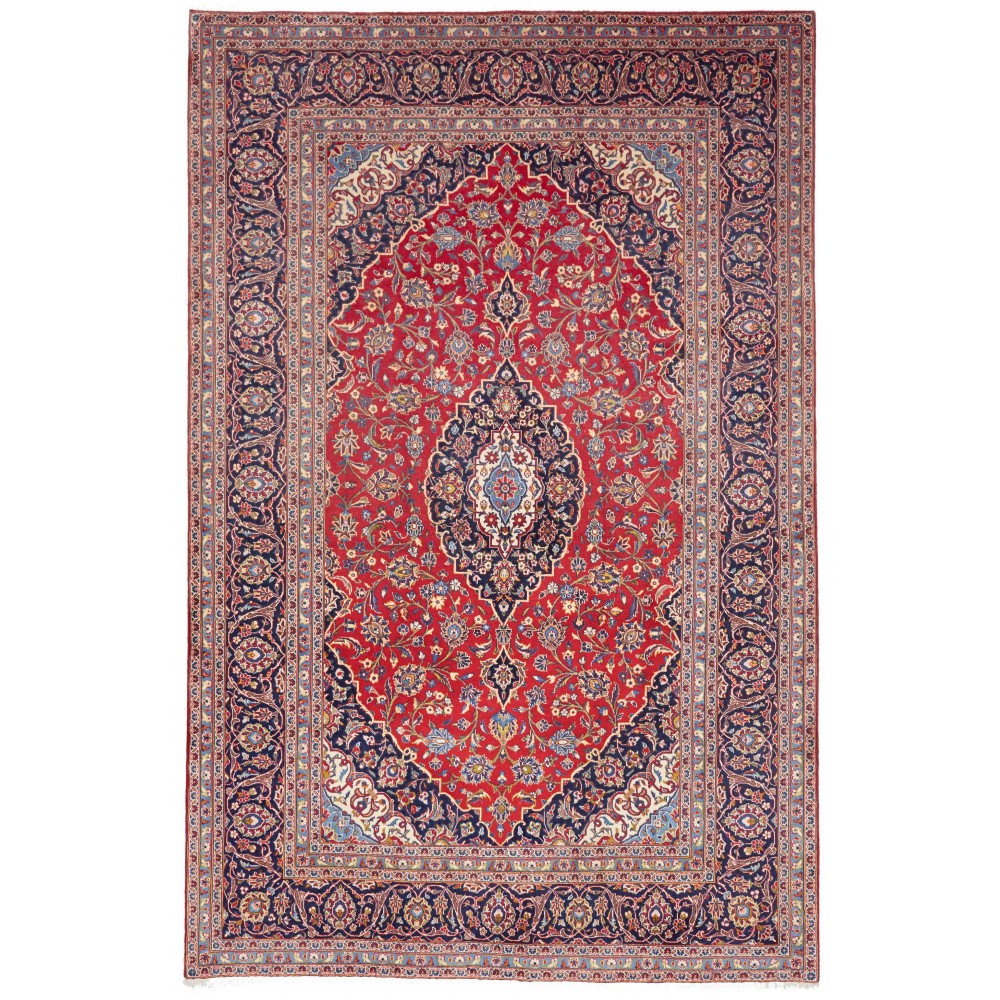 Tappeto Ardakan Persia azzurro giallo 207x318