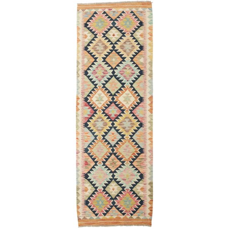 Tappeto Kilim Afghanistan marrone grigio 76x231