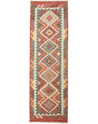 Tappeto Kilim Afghanistan marrone grigio 76x243