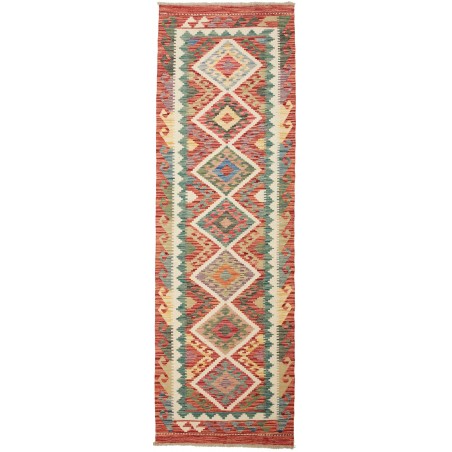 Tappeto Kilim Afghanistan marrone grigio 76x243