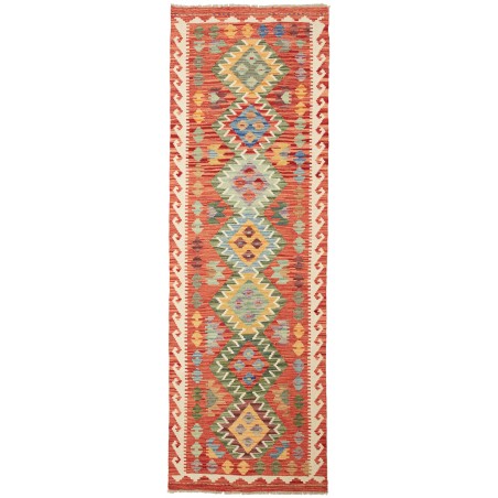 Tappeto Kilim Afghanistan marrone arancione 75x241